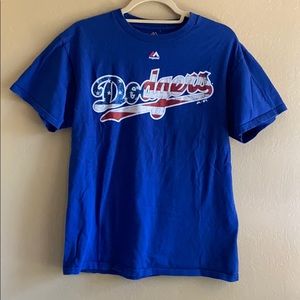 Patriotic LA dodgers T-shirt
